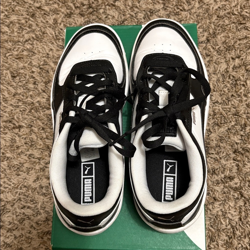 Puma Women’s Cali Dream Size 8 Sneakers Black & White - Picture 5 of 7